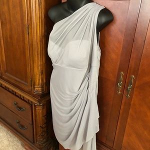 David’s Bridal size 20 never worn gray dress
